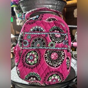 Vera Bradley Floral Pink Quilted Women's lunch bag